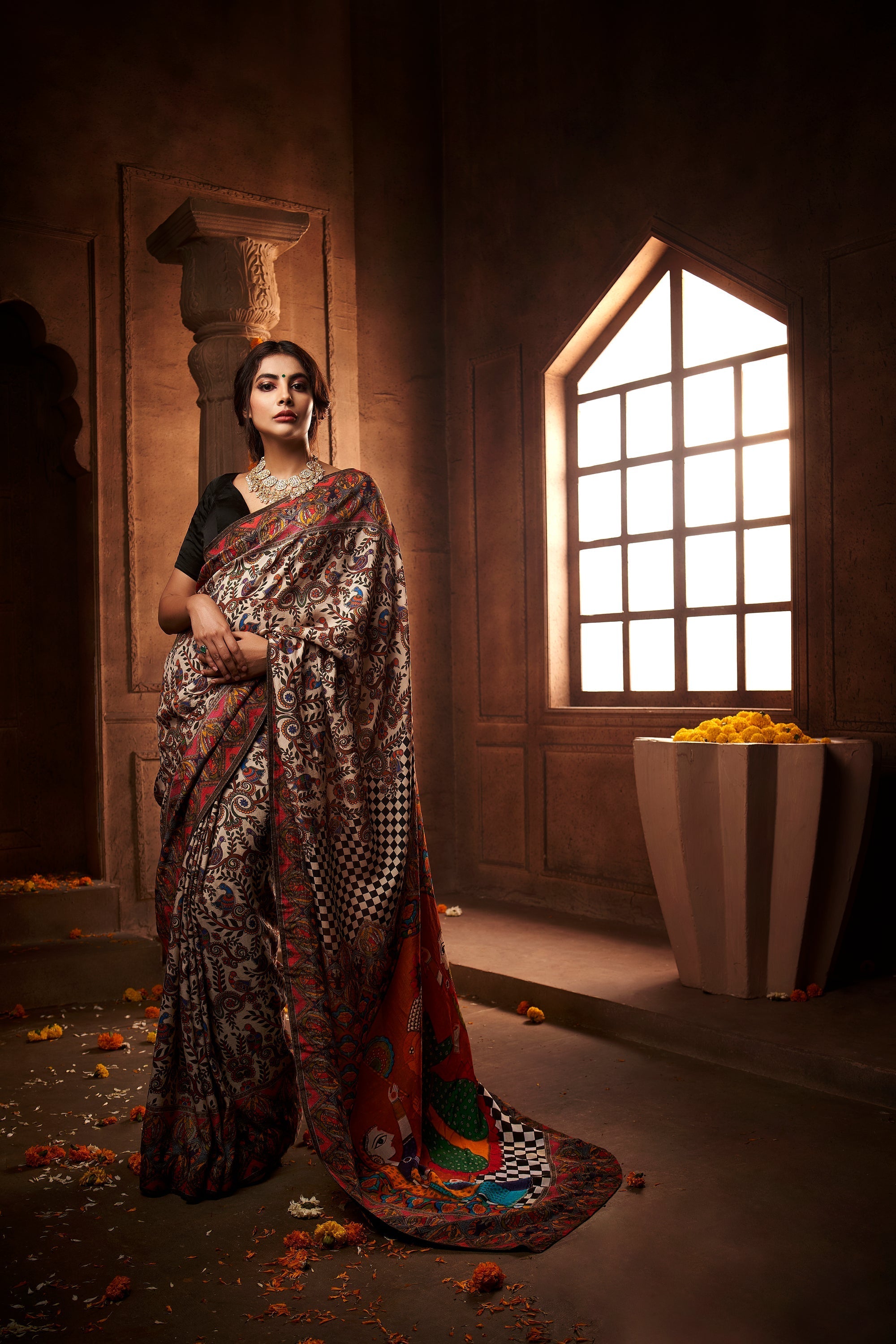 Sumukha Ganpati Saree main image 1