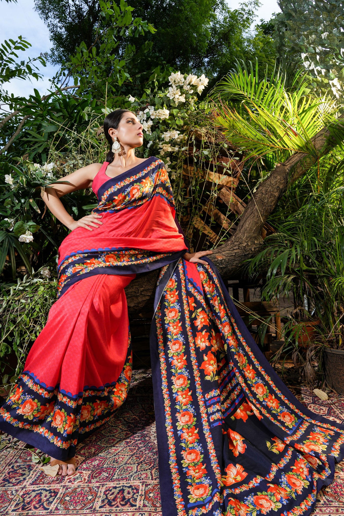 Fabulous French Floral Saree