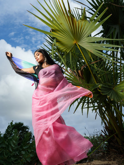 Pink Berry Saree
