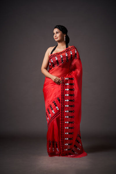 Blaze Embroidered Saree