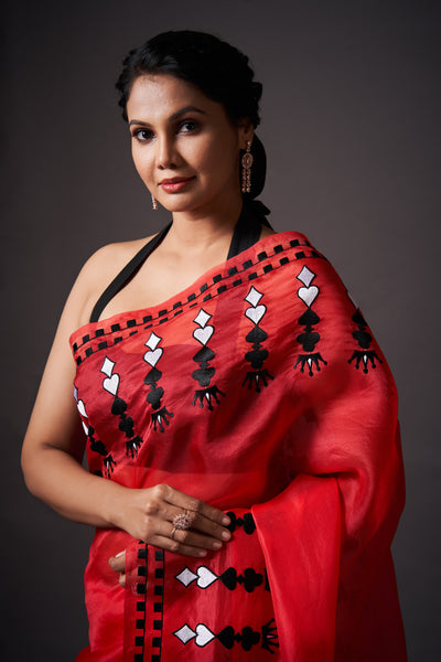 Blaze Embroidered Saree