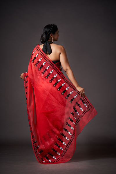 Blaze Embroidered Saree