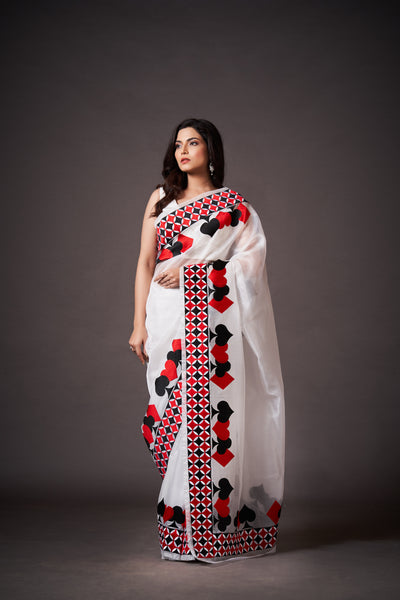 Ace Embroidered Saree