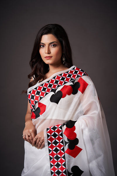 Ace Embroidered Saree