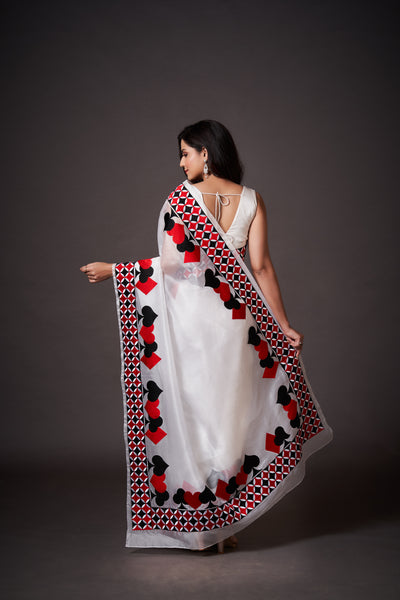 Ace Embroidered Saree