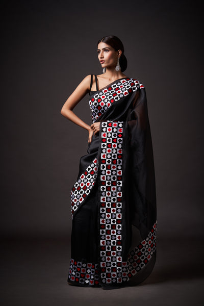 Shadow Embroidered Saree