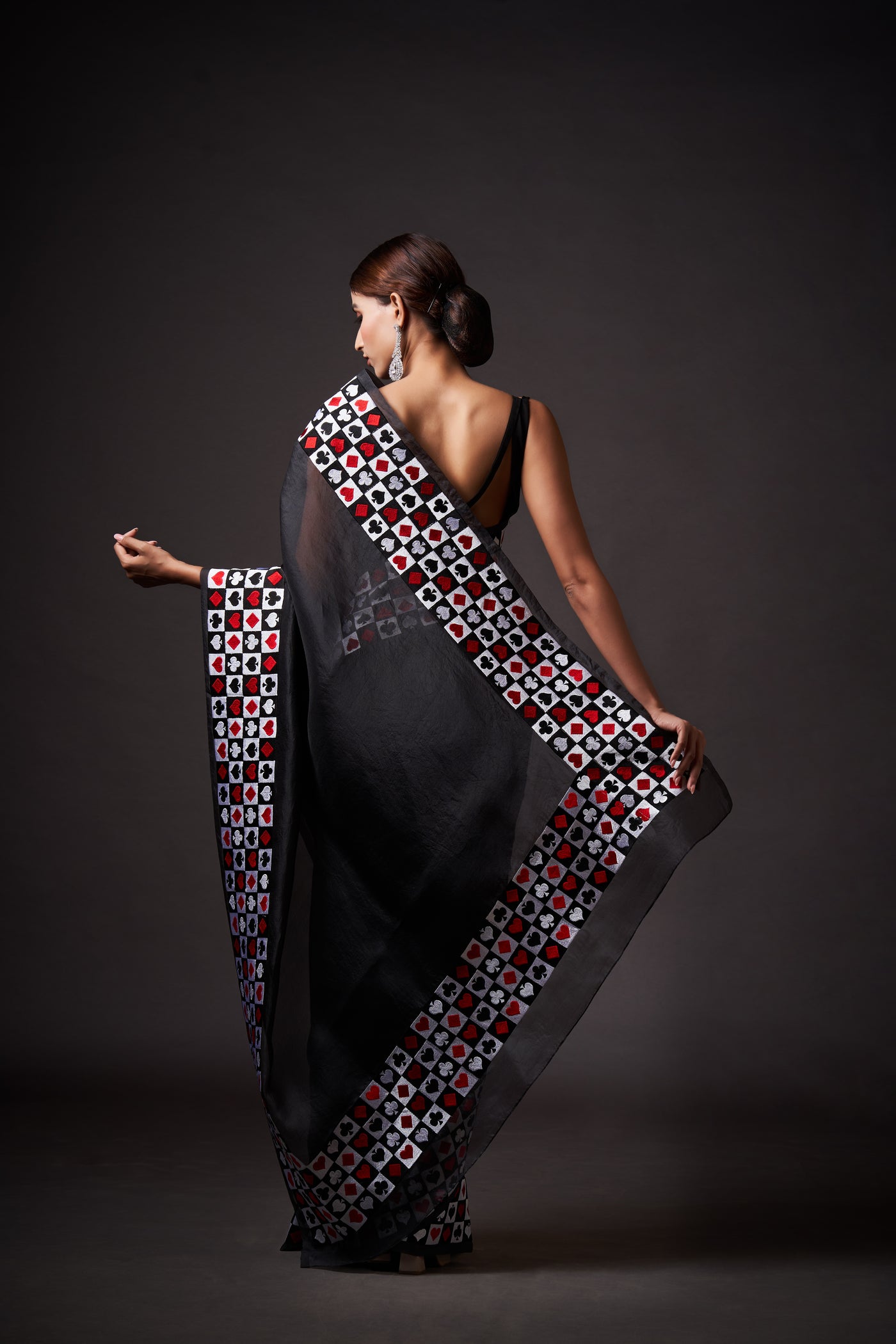 Shadow Embroidered Saree
