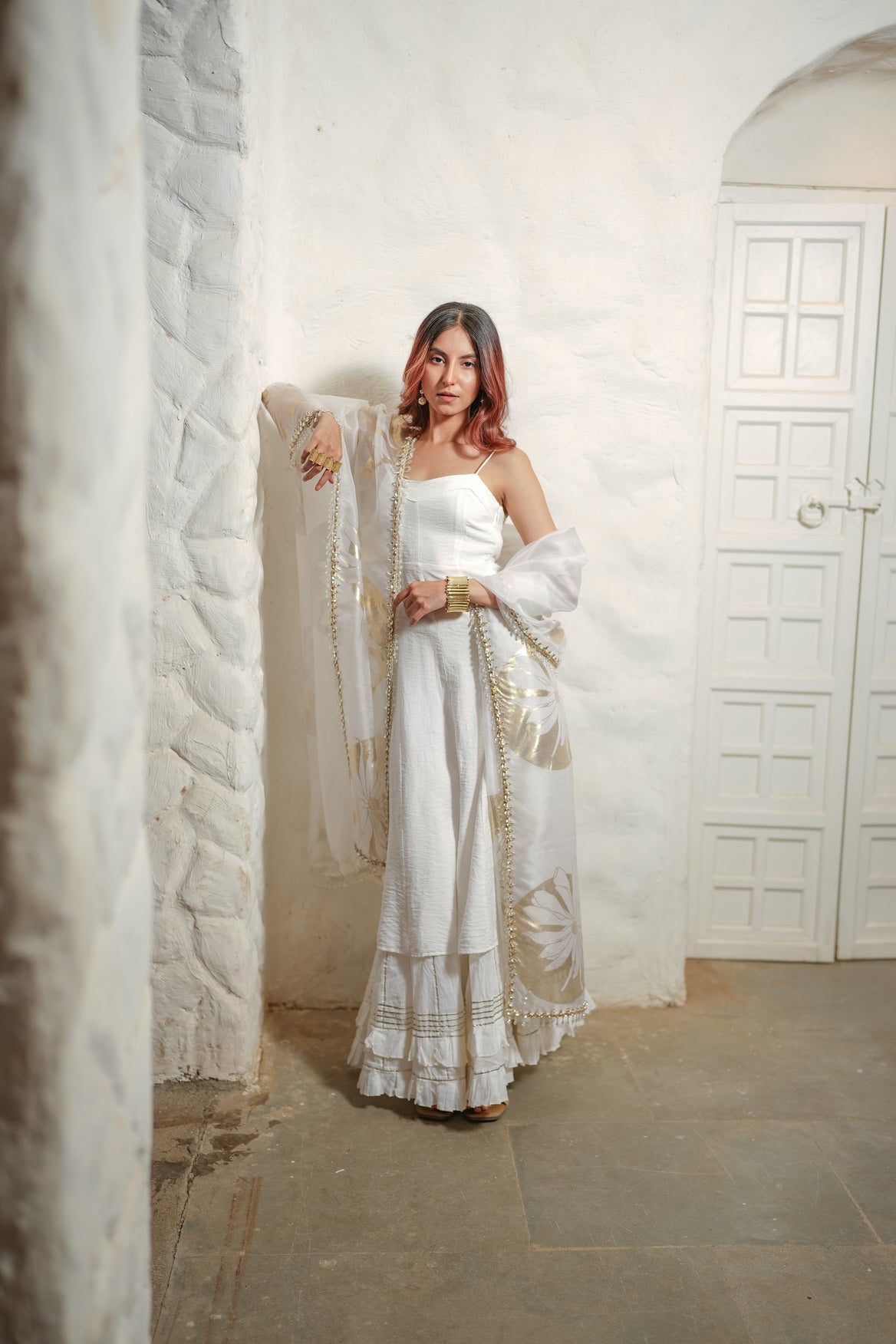 Essence Floral Sharara Set