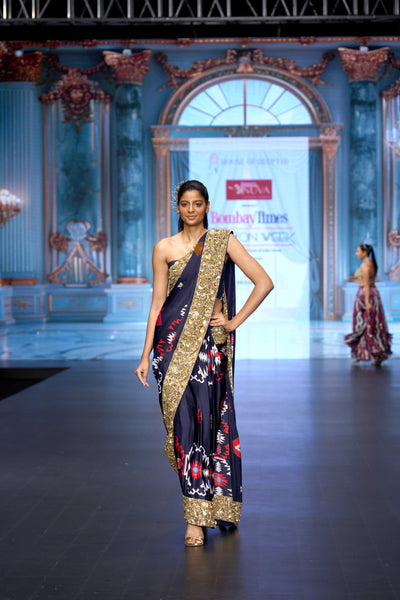 Noble Kilim Theme Saree Set