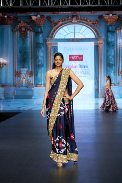 Noble Kilim Theme Saree Set