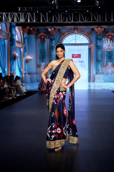 Noble Kilim Theme Saree Set