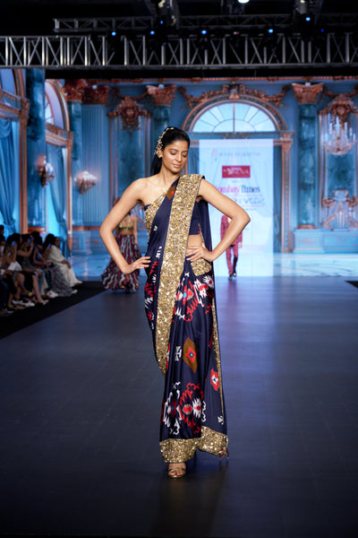 Noble Kilim Theme Saree Set