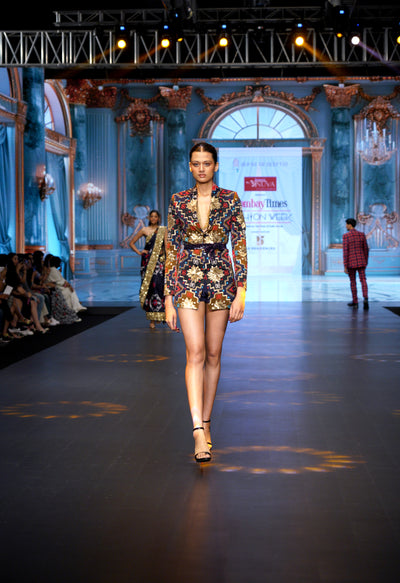 Kilim Blazer Dress Set