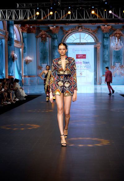 Kilim Blazer Dress Set