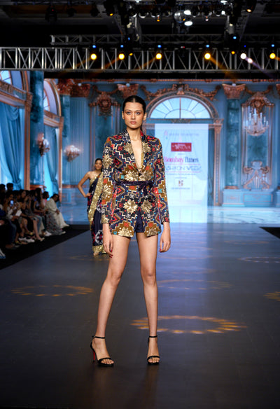 Kilim Blazer Dress Set