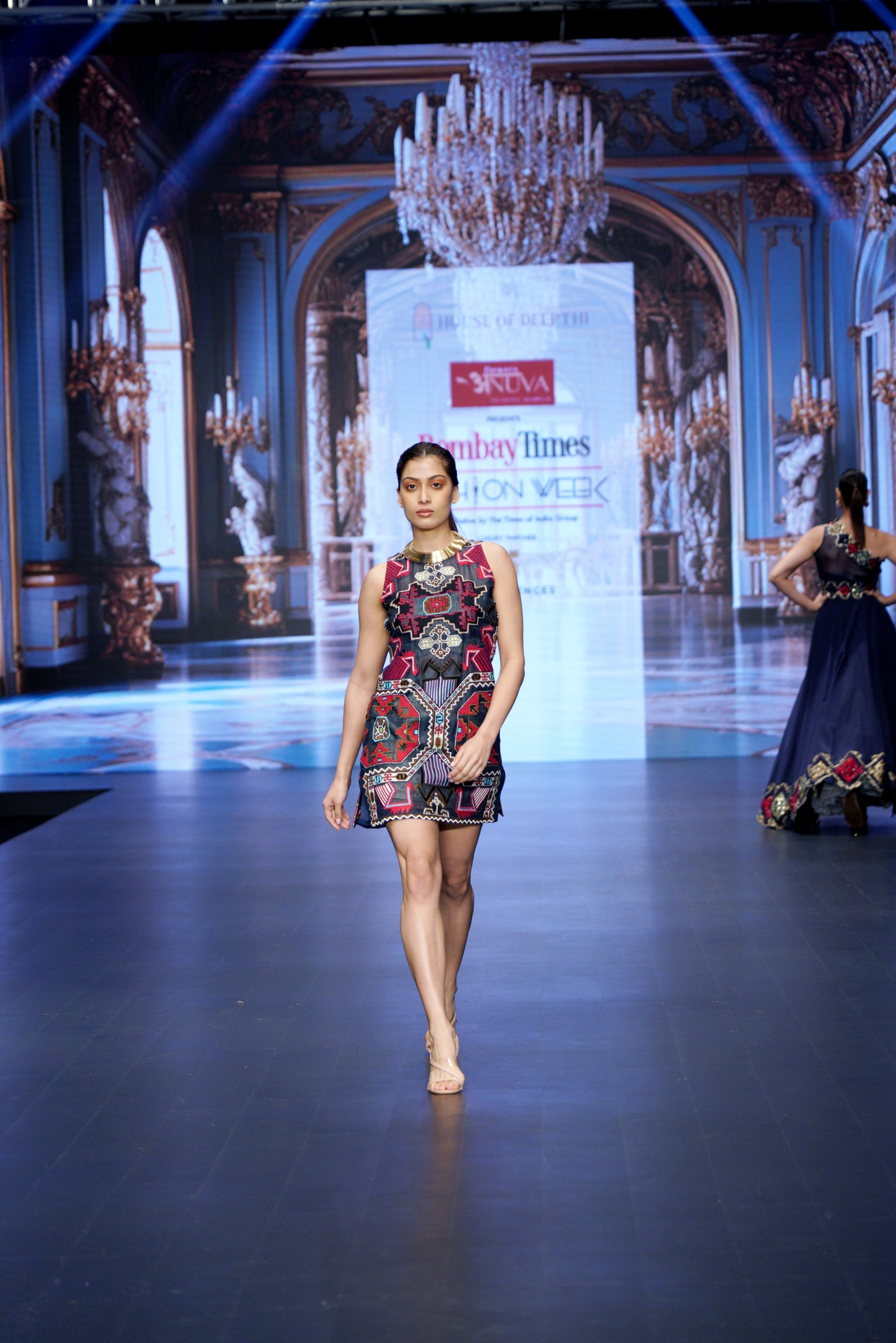 Ethereal Kilim Short Dress
