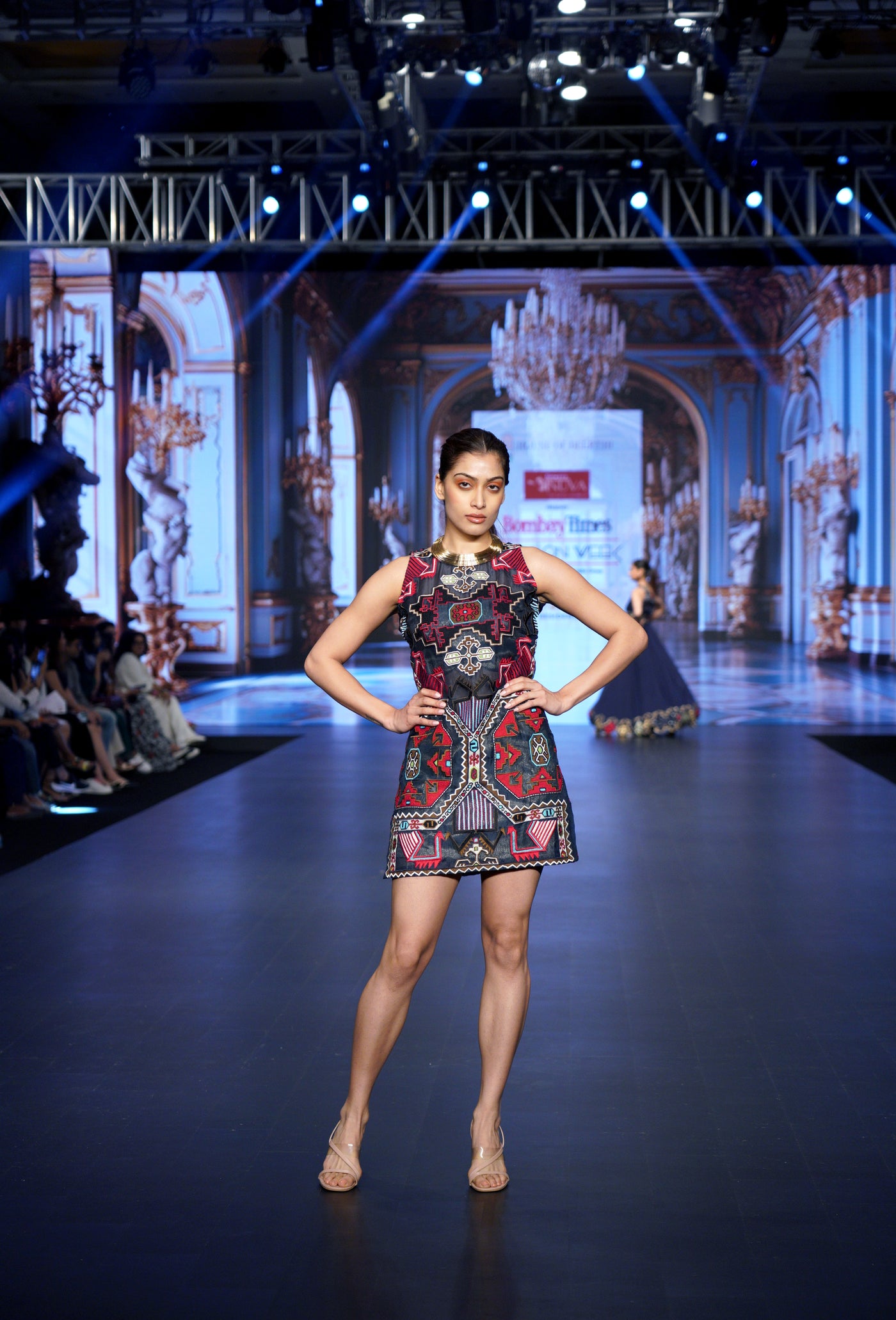 Ethereal Kilim Short Dress