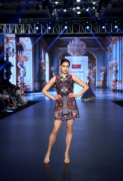Ethereal Kilim Short Dress