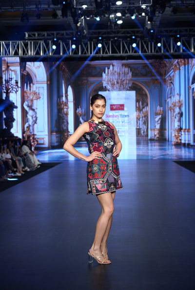Ethereal Kilim Short Dress