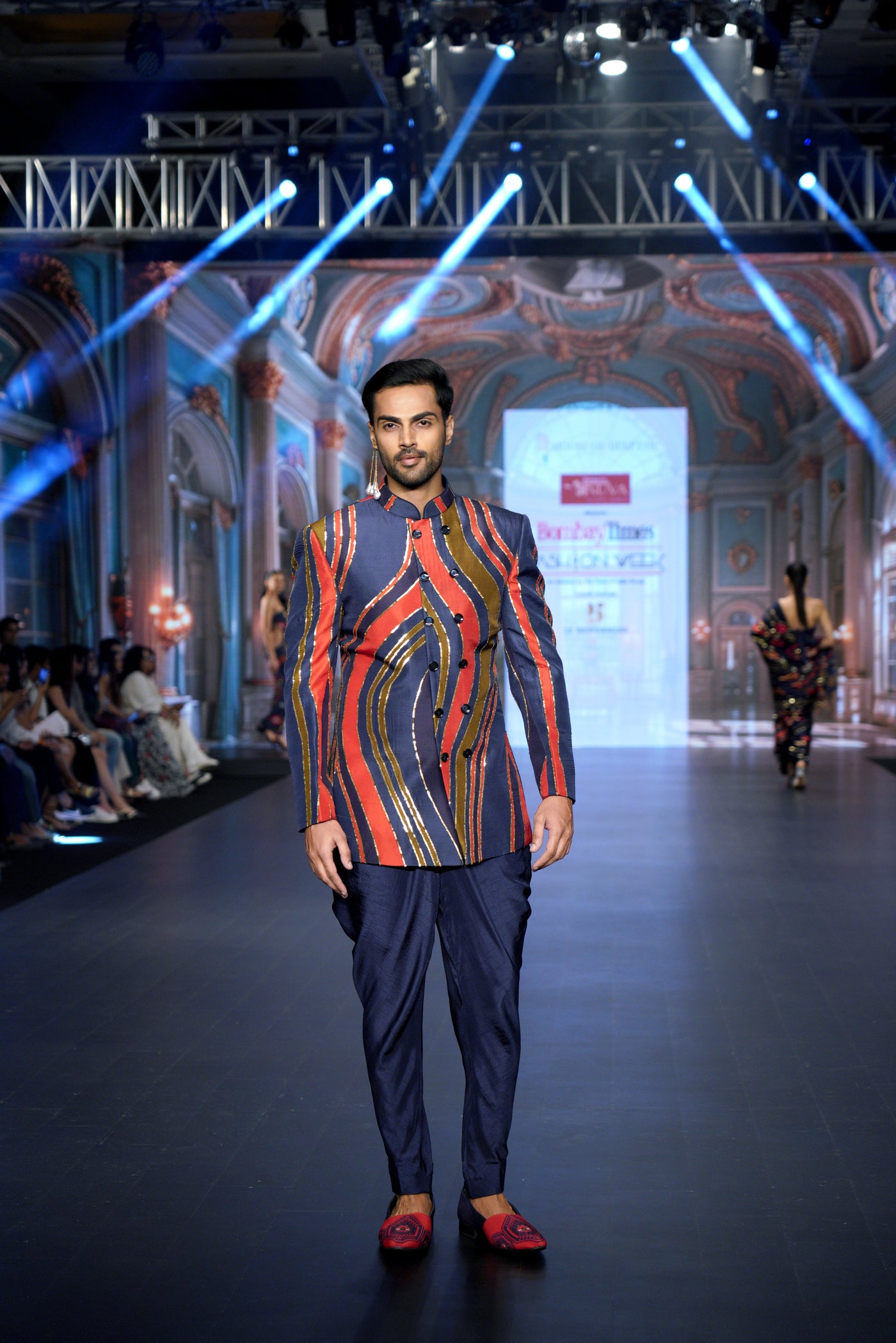Jodhpuri Kilim Coat and Pants Set