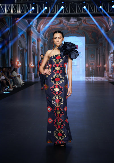 Scarlet Rose Kilim Princess Gown