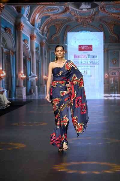 Kilim Anchor Saree Set