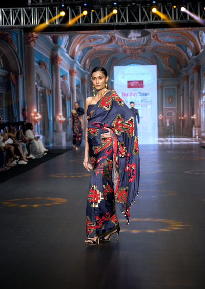 Kilim Anchor Saree Set