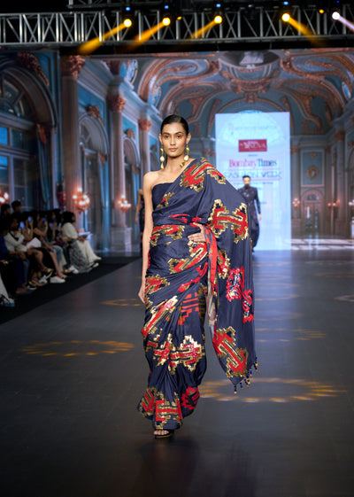 Kilim Anchor Saree Set