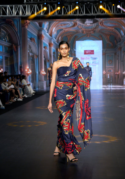 Kilim Anchor Saree Set