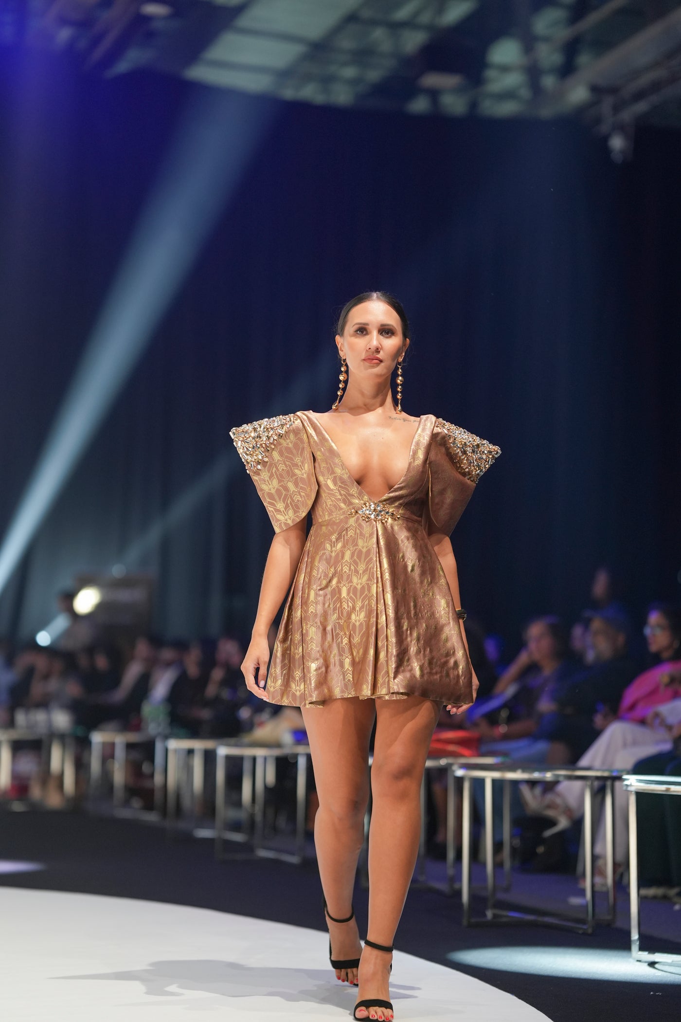 Mocha Mousse Wing Dress