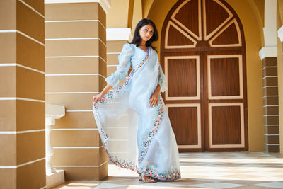 Divi Embroidered Saree