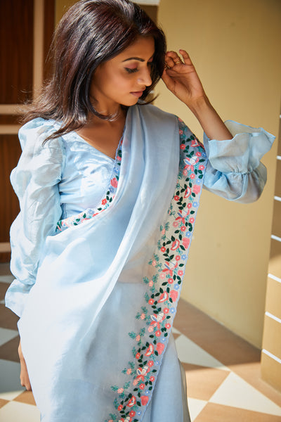 Divi Embroidered Saree