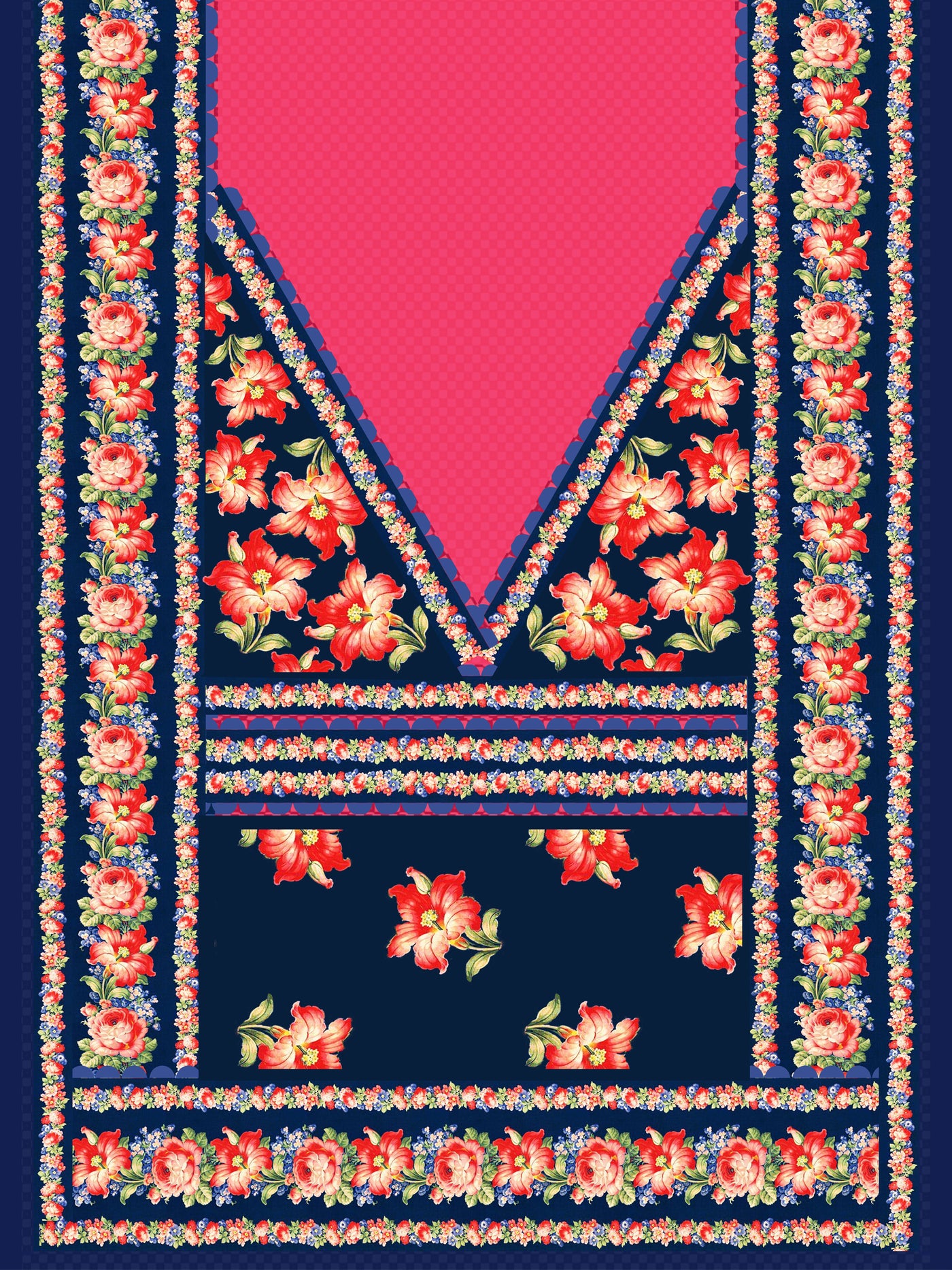 Fabulous French Floral Saree
