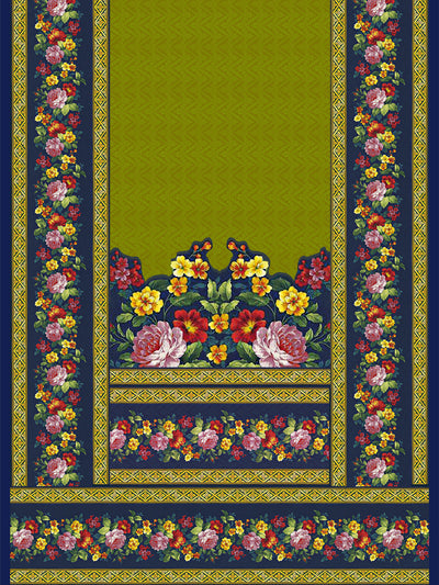 Chrysanthemum Celebration Saree