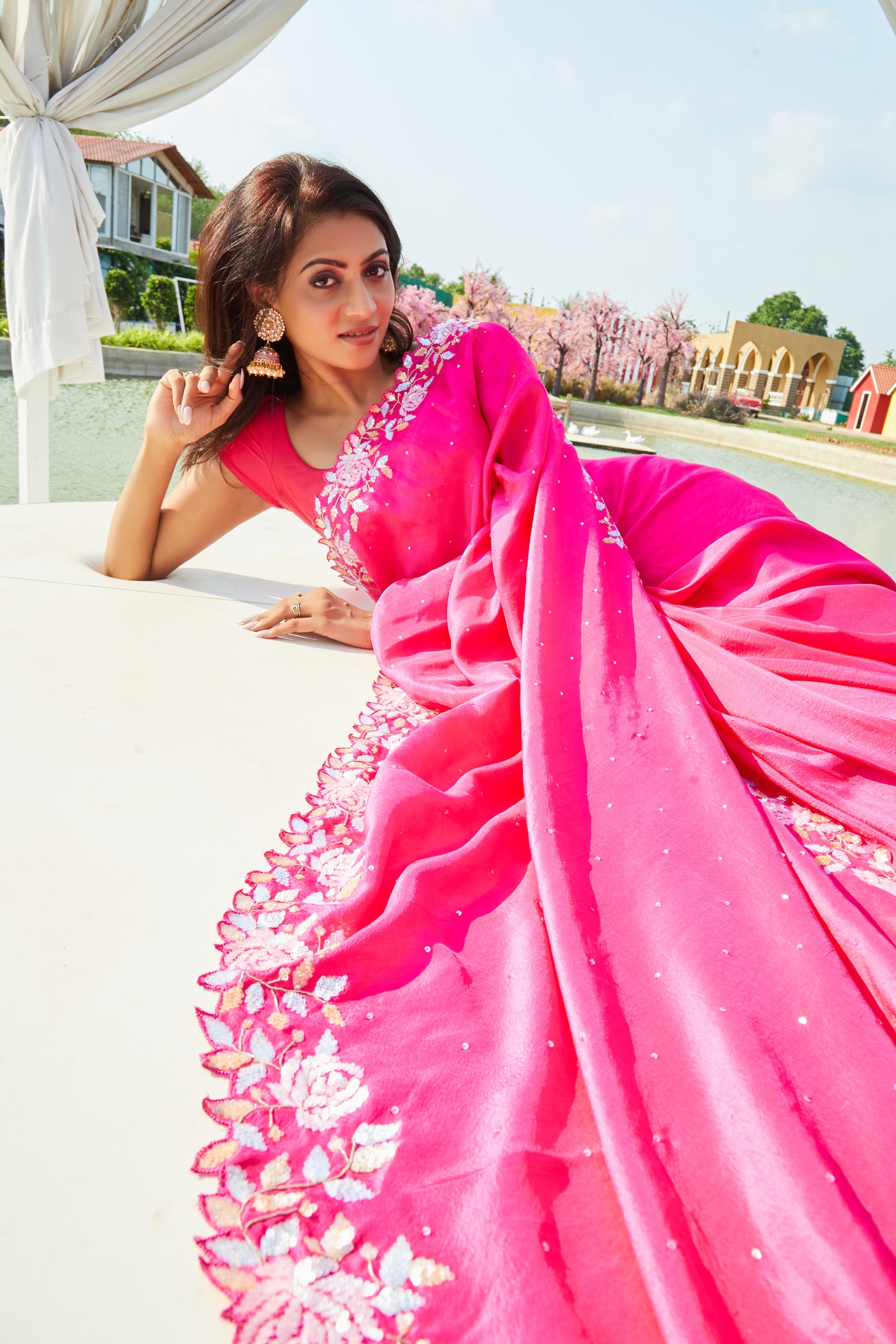 Keva Embroidered Saree