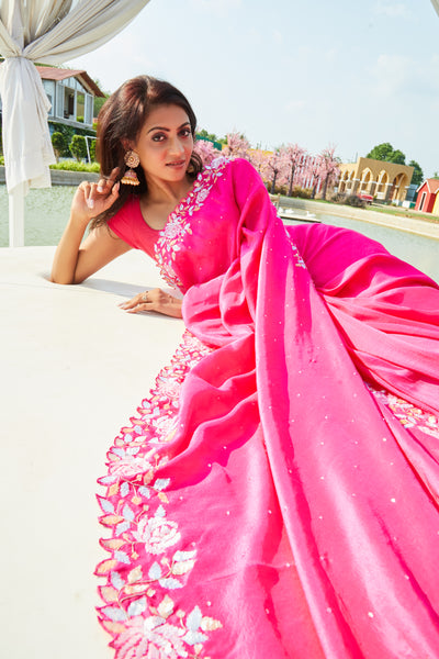Keva Embroidered Saree