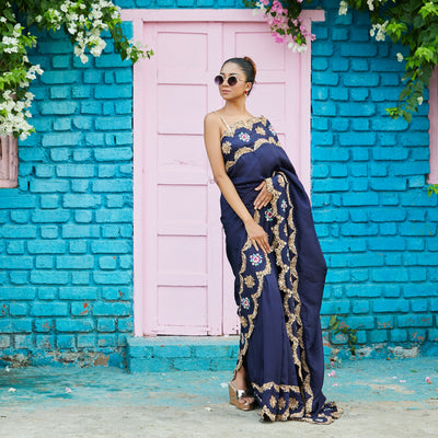 Layla Embroidered Saree