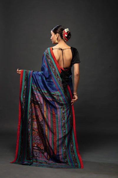 Celestial Odissi Pattachitra Saree