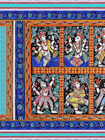 Lord Vishnu Dasavatara Saree
