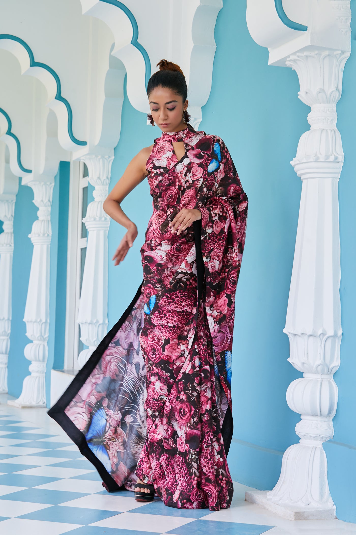 Navira Embroidered Saree