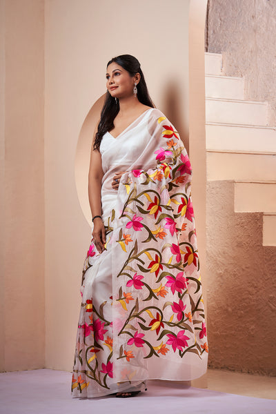 Roshini Embroidered Saree