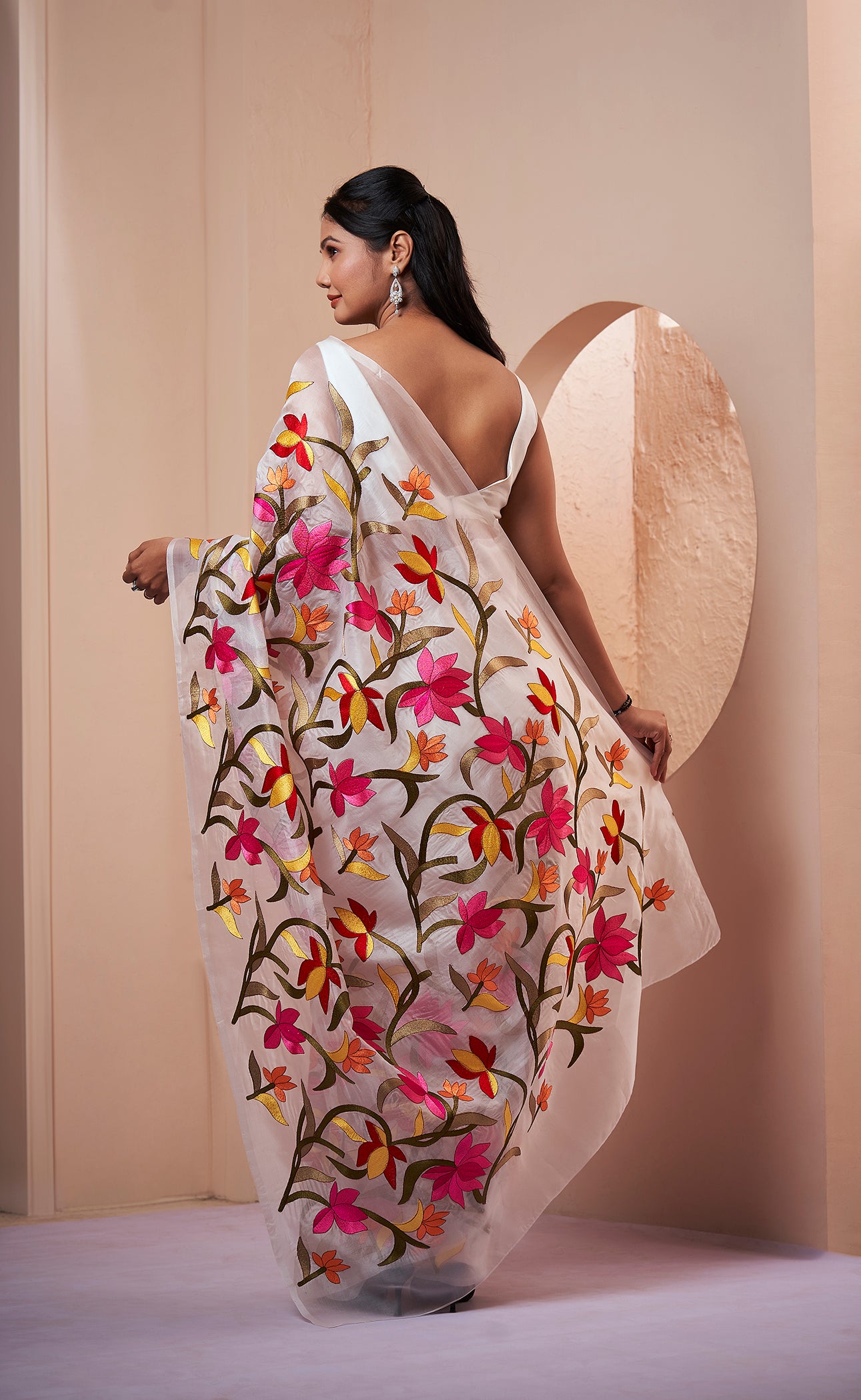 Roshini Embroidered Saree