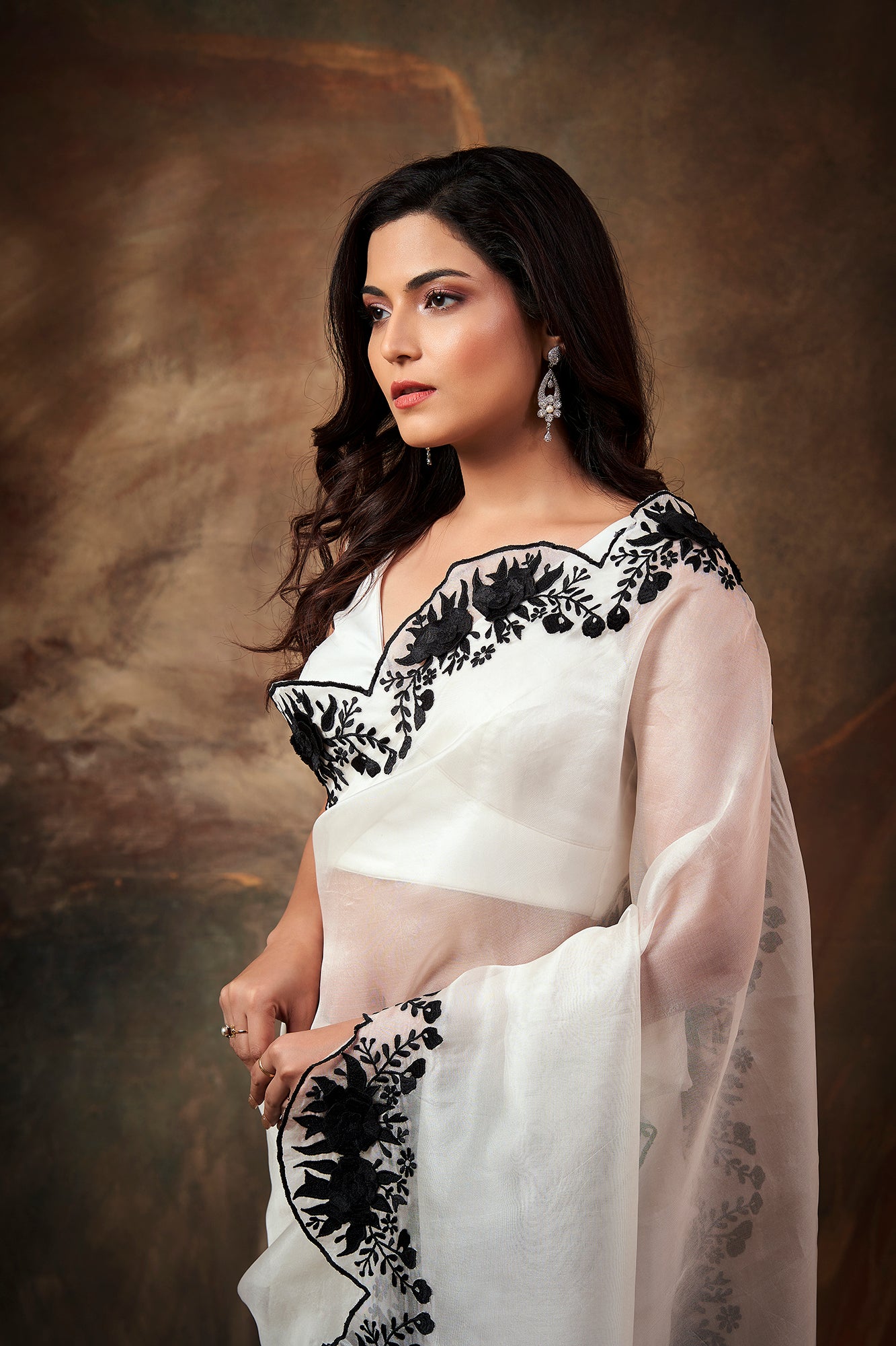 Divina Embroidered Saree