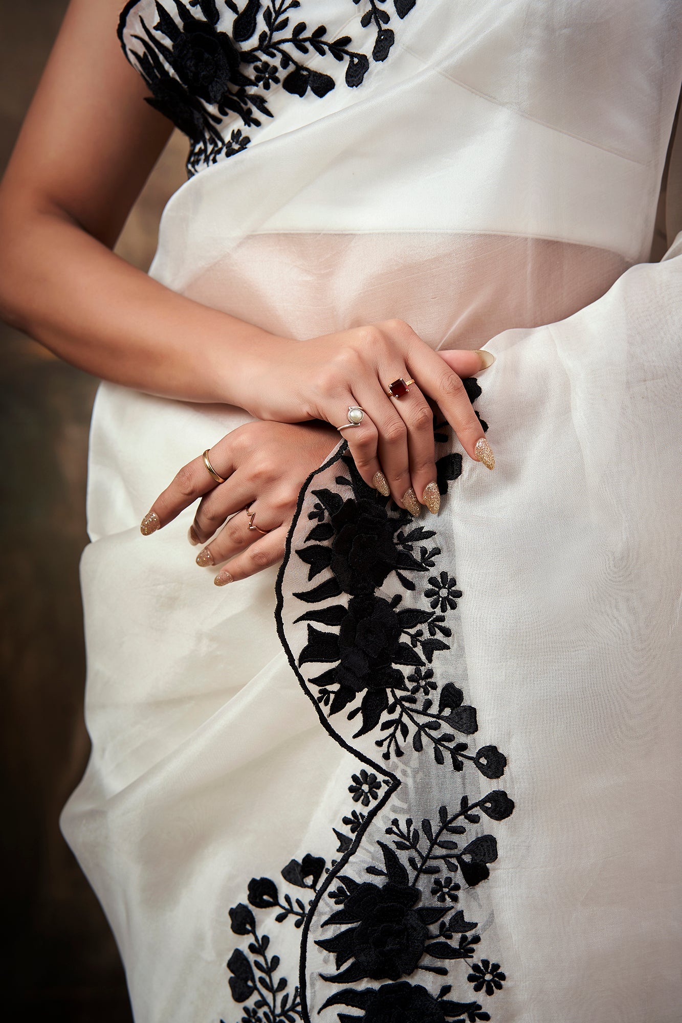 Divina Embroidered Saree