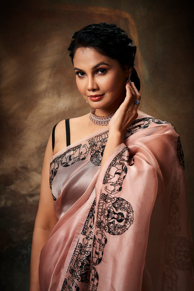 Gaja Embroidered Saree