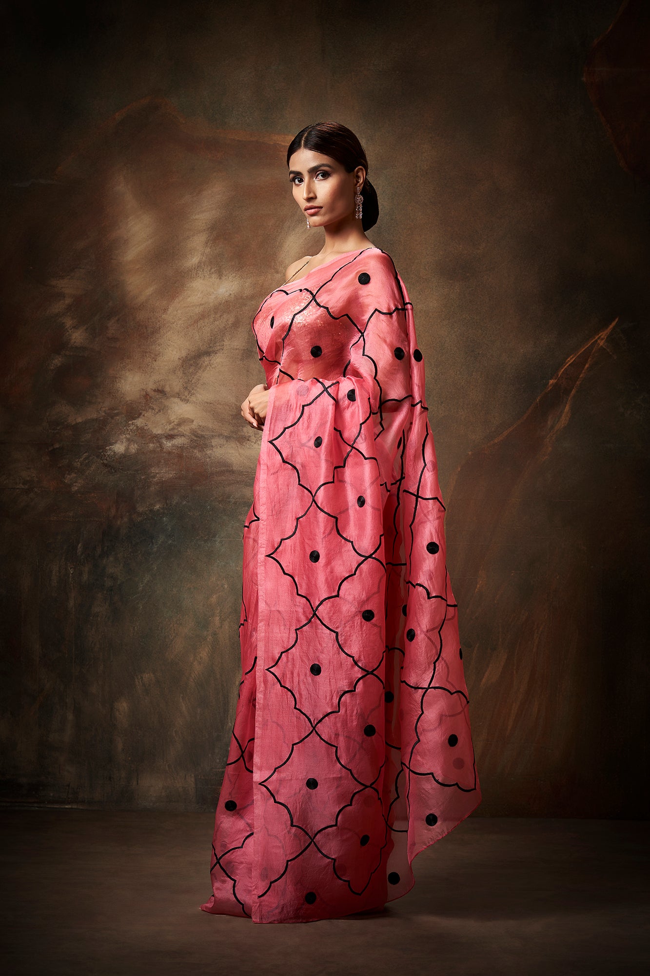 Charme Embroidered Saree