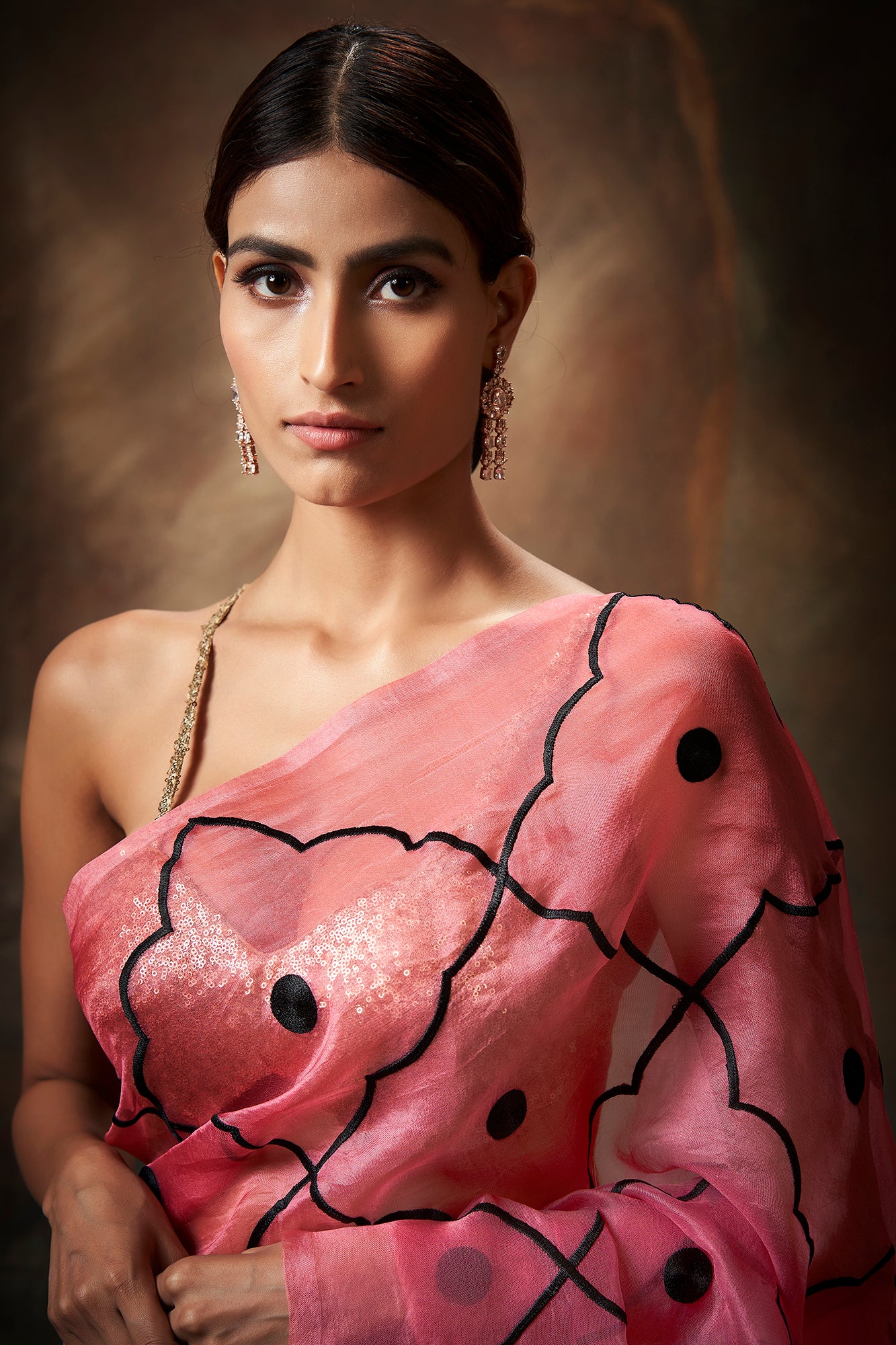 Charme Embroidered Saree