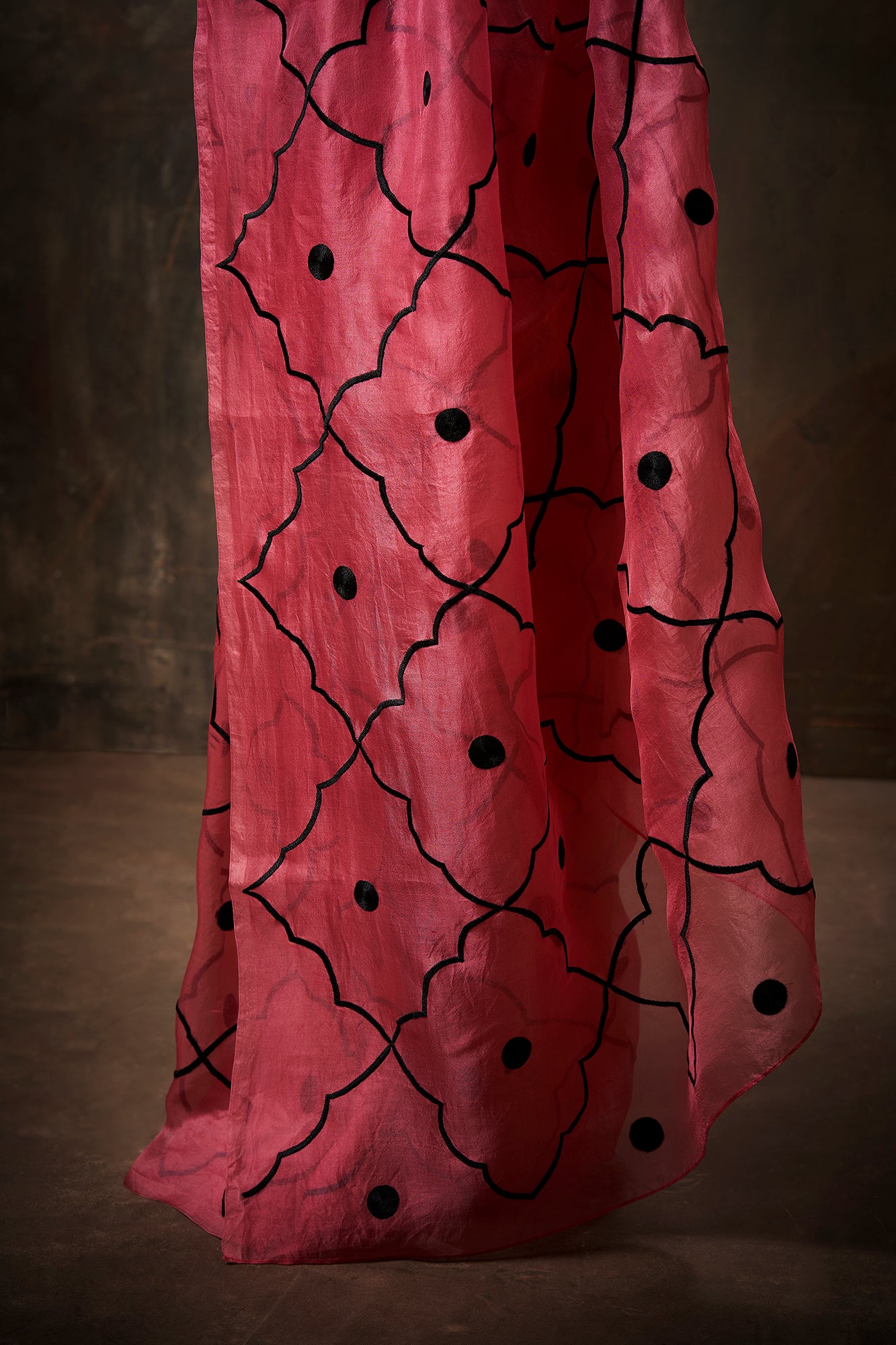 Charme Embroidered Saree