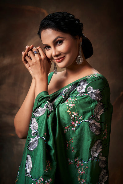 Hansa Embroidered Saree