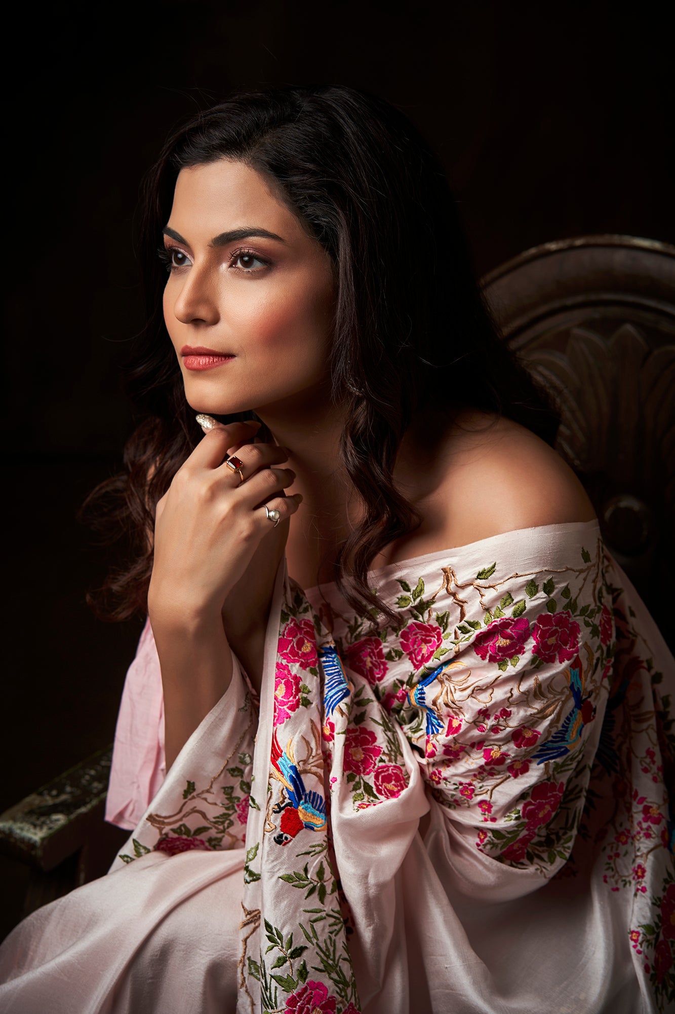 Elysia Embroidered Saree